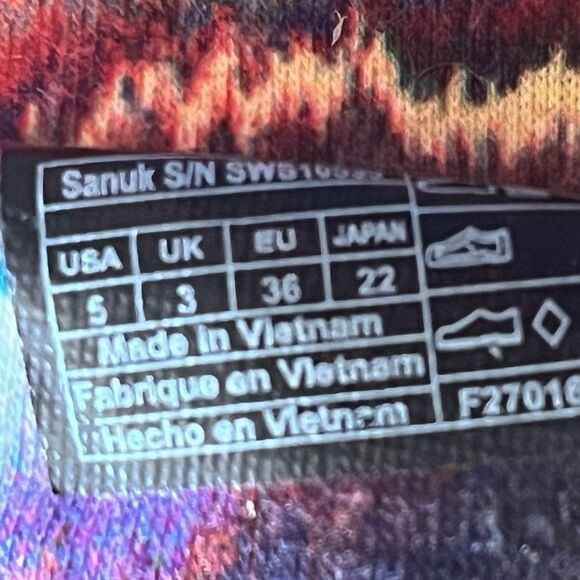 Sanuk yoga sling sandals womens thong flip flop sandals size 5 - Picture 6 of 6